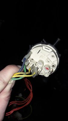 CANDY CTA 104AA Wiring Color Diagram: Connection Images & Wire Colors for Water Inlet Control