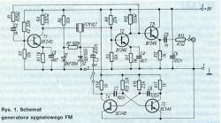 Budowa generatora sygnałowego FM - problem z uruchomieniem modułu 10,7 MHz