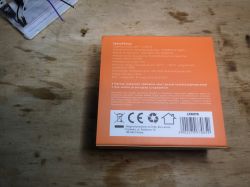 LXM170 WiFi Switch Packaging and Specification Packaging of the LXM170 light switch with technical specifications.