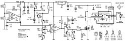 Electronic schematic diagram showing circuit modifications with resistors and potentiometers.