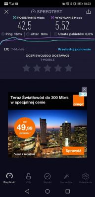 Sieć internetowa dla wsi: T-mobile vs Orange - 500GB/msc, 30Mbps, wybór routera