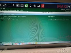 Audi A2 - Kontrolka otwartych drzwi na desce rozdzielczej schemat