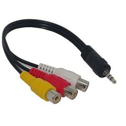 Podłączenie wyjścia audio z wejściem mikrofonowym