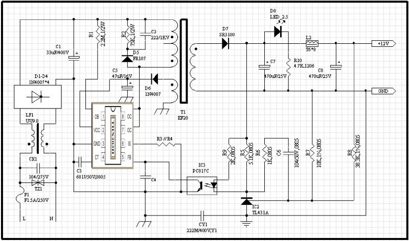 Perfect HO-1930 - płyta indukcyjna jaki układ przetwornicy?