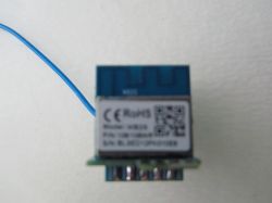 MOES MS108WR Curtain Switch Module MOES MS108WR Smart Curtain Switch Module with visible chip.