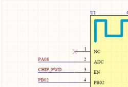 Block Diagram with Labeled Pins Electronic schematic with pin labels.