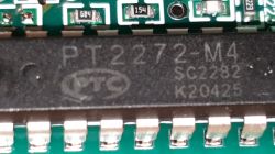 Podłączenie zamiennika pilota do maszyny KAM atmosphere KSM DMX 2000 - wymiana anteny KL320A