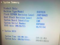 Jak zaktualizować BIOS 2AKT40AUS na płycie IBM 8187E2G po wymianie procesora?