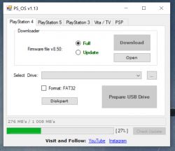 PsFirm - Pobieranie oprogramowania dla PS3, PS4, PS5 do instalacji systemu