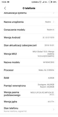 Hotspot wi-fi Xiaomi Redmi 6