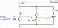 Jak zaprojektować mosfet driver do szybkiego przełączania z atmega OUT?