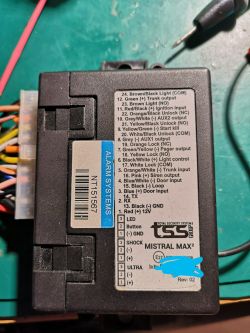 Mistral Max 2 - Poszukiwany schemat do autoalarmu, montaż w Citroen Xsara Picasso