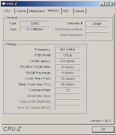 Dlaczego DDR2 PC800 Goodram działa z taktowaniem 400MHz na GA-M61SME-S2?