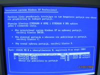 Problem z formatowaniem dysku WD CAVIAR 160 GB 7200rpm
