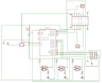 [atmega8] line follower (schemat)