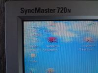 Drganie obrazu (poziome) Samsung SyncMaster 720n