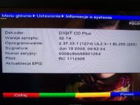 TECHNISAT DIGIT CD PLUS - TNK - Brak sygnału oraz kanałów.