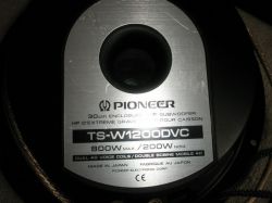 Podłączanie subwoofera Pioneer TS-W1200 do wzmacniacza 2-kanałowego