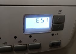 Electrolux EWF10470W - Błąd E51, opłacalność naprawy vs zakup nowej pralki