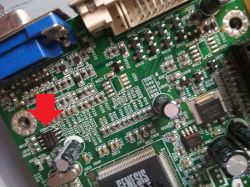 Naprawa monitora NEC LCD195VXM+, nie włącza się Naprawa monitora NEC LCD195VXM+, nie włącza się