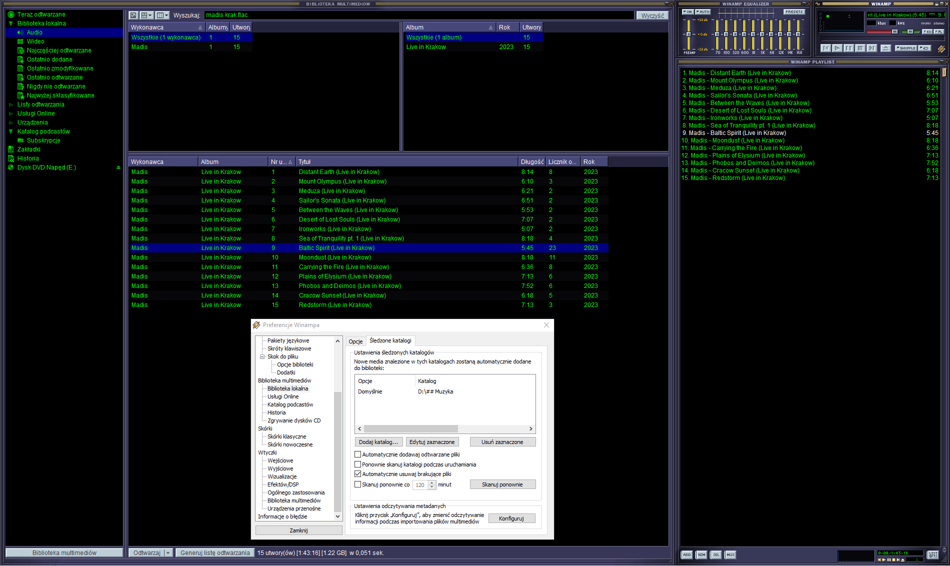 Winamp Library Jak wprowadzić dane do biblioteki Winamp? Prośba o instrukcję.