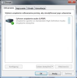 Problem z dzwiękiem brak dzwięku po aktualizacji - Windows 7