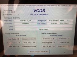 Generowanie kodu do zakodowania pompy ABS Audi A3 8P - instrukcja krok po kroku