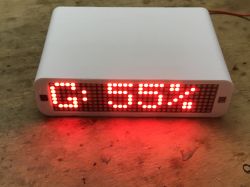 DIY LED Display with 3D Printed Case DIY LED display with 3D printed case