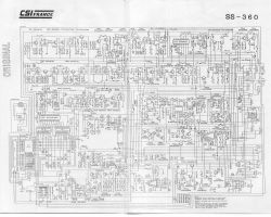 Radio CB Super Cheetah: Brak dźwięku, poszukiwanie schematu płyty M-294HB-C