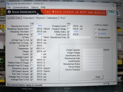 Screenshot of the EV2200 program showing no device connection and error messages in the bottom left corner.