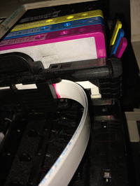 HP ink advantage 3525 - "usuń zacięcie karetki"