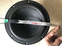 Logitech Z623 400W - pęknięta membrana, poszukiwany serwis, średnica zawieszenia