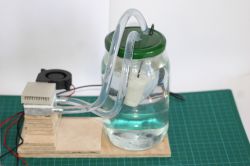 Miniklimatyzator na ogniwie Peltiera Miniklimatyzator na ogniwie Peltiera