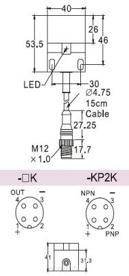 Jak rozpoznać PNP i NPN na pinach czujnika indukcyjnego 4-pin?