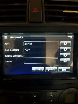 How to set APN, PASSWORD on VORDON HT-869V2 car radio
