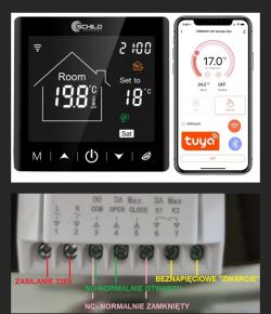 Podłączenie starego kotła Vaillant z nowym regulatorem Podłączenie starego kotła Vaillant z nowym regulatorem
