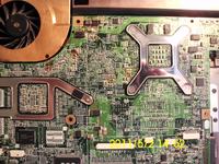 HP Pavilion dv6000 nr płyty głównej - DA0AT8MB8F0 rev:F wymiana elementów SMD
