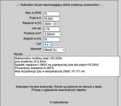4x2,5 mm2 - przewód miedziany - ile maksymalnie można podłączyć kWp fotowoltaiki