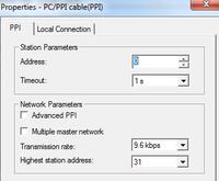 Simatic S7-200 CPU 214 - problem z przesyłaniem programu przez USB/PPI