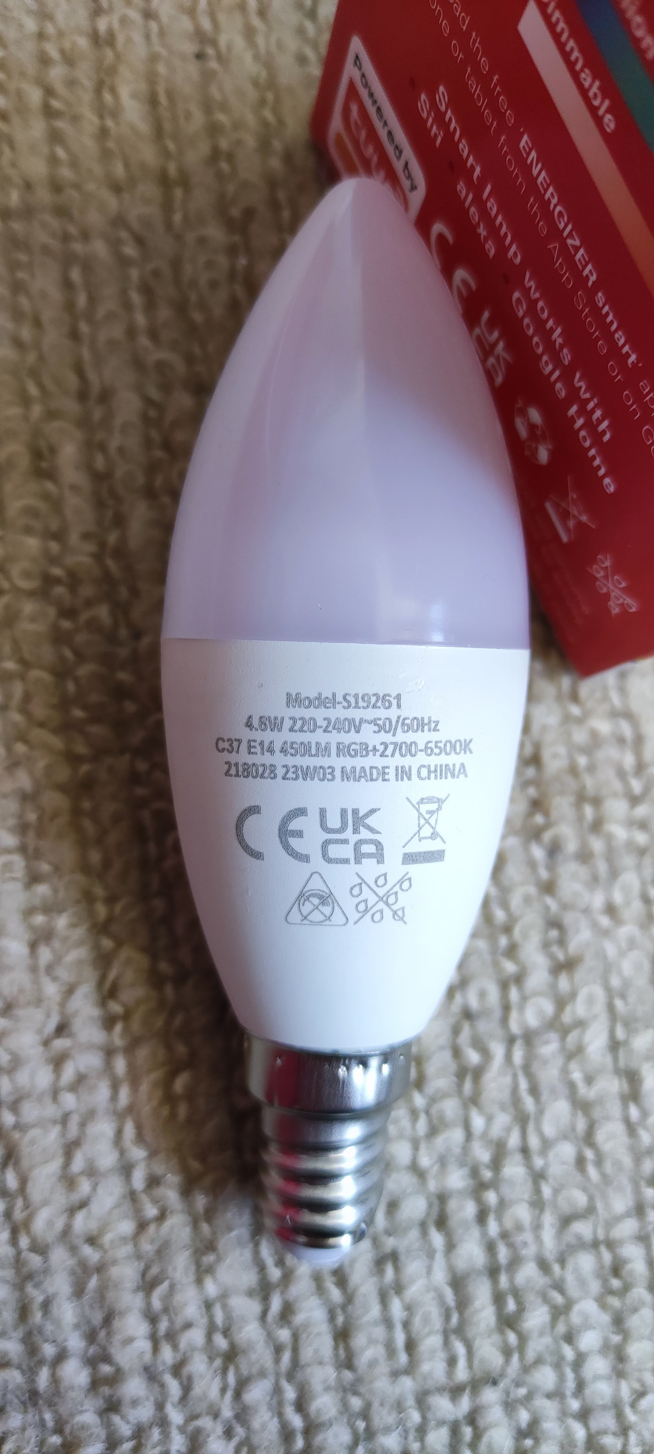 Freeing Eveready Poundland UK RGBCCT GU10 LED Bulb From Cloud [BK7231N