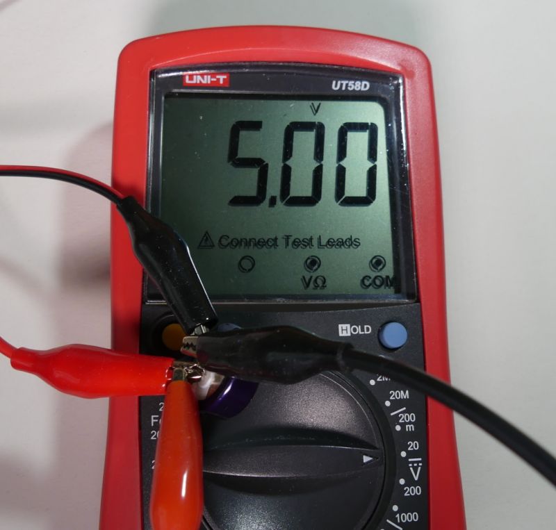 Uszkodzenie superkondensatora EDLC (podtrzymanie RTC)