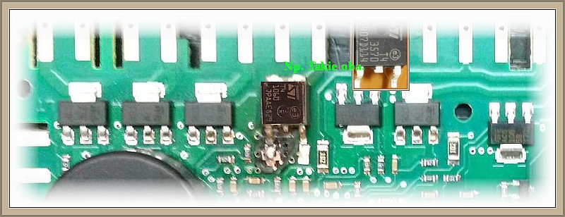 Smeg BLV1P-1-Prośba o identyfikację spalonego triaka sterowania pompą myjącą