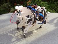 Czworonożny robot sterowany przez tablet + symulator