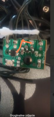 Migające lampki choinkowe 803-2A2 modyfikacja na stałe świecenie 803-2A2