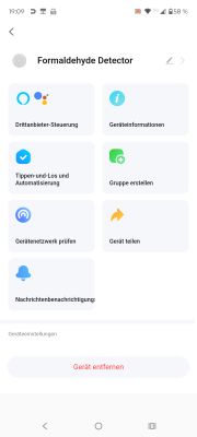A list of devices integrated with the Tuya app, showing model names and functions on a light background.