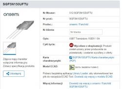 [Kupię] Poszukuje Tranzystor IGBT G5N150UF lub SGS5N150UF