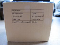 Technical Specifications of WiFi Smart Plug Box with technical specifications of a WiFi smart plug.