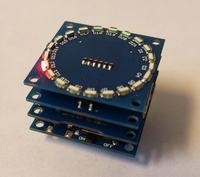 Niewielki kompas zbudowany z gotowych modułów TinyDuino