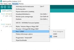 Arduino Mega 2560 nie wykrywane przez PC - świeci się LED, COM6 zamiast COM5