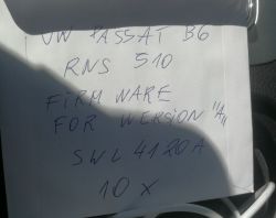RNS 510 - brak pod¶wietlenia ekranu po aktualizacji RNS 510 - brak pod¶wietlenia ekranu po aktualizacji
